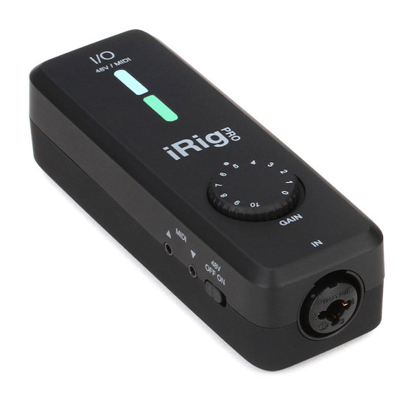 IK Multimedia iRig Pro I/O USB Audio Interface for iOS, Android, Mac, and PC Certified Open Box